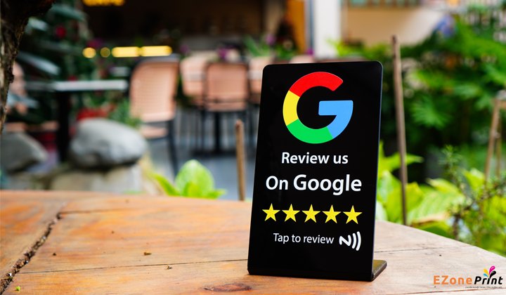 Google Review Stand