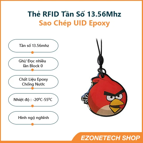 Thẻ Từ Sao Chép 13.56Mhz Epoxy Hình Ngộ Nghĩnh Chống Nước - Hình ảnh 10
