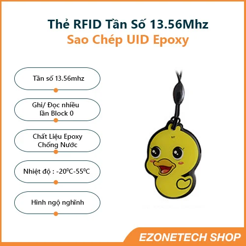 Thẻ Từ Sao Chép 13.56Mhz Epoxy Hình Ngộ Nghĩnh Chống Nước - Hình ảnh 8