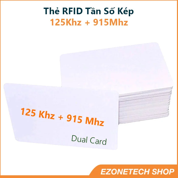 Thẻ RFID Tần Số Kép HF và UHF - Dual Card - Ảnh 2