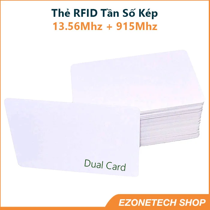 Thẻ RFID Tần Số Kép HF và UHF - Dual Card