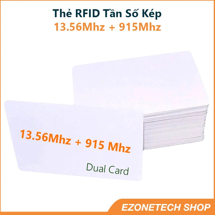 Thẻ RFID Tần Số Kép HF và UHF - Dual Card - Ảnh 3