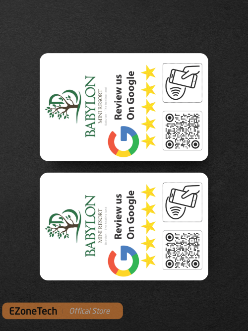 Thẻ Thông Minh Review Google Công Nghệ NFC và QR - Hình ảnh 3