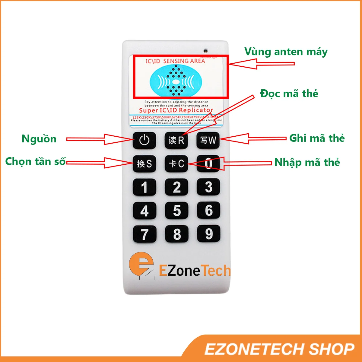 Máy Chép Thẻ Đa Tần Số 125Khz Và 13.56Mhz - Hình ảnh 3