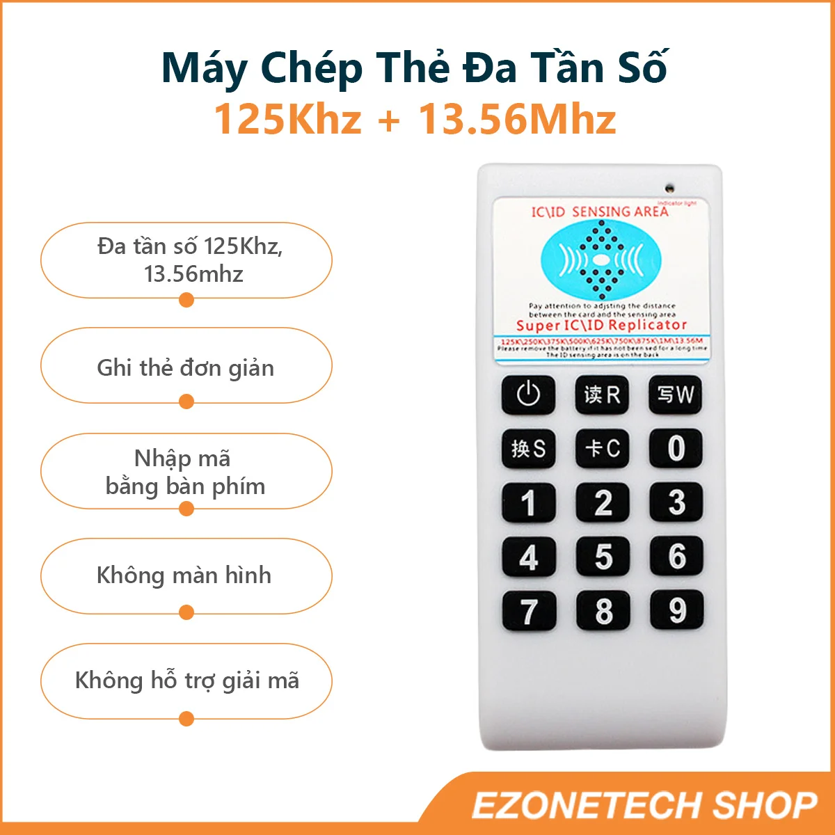 Máy Chép Thẻ Đa Tần Số 125Khz Và 13.56Mhz - Hình ảnh 2