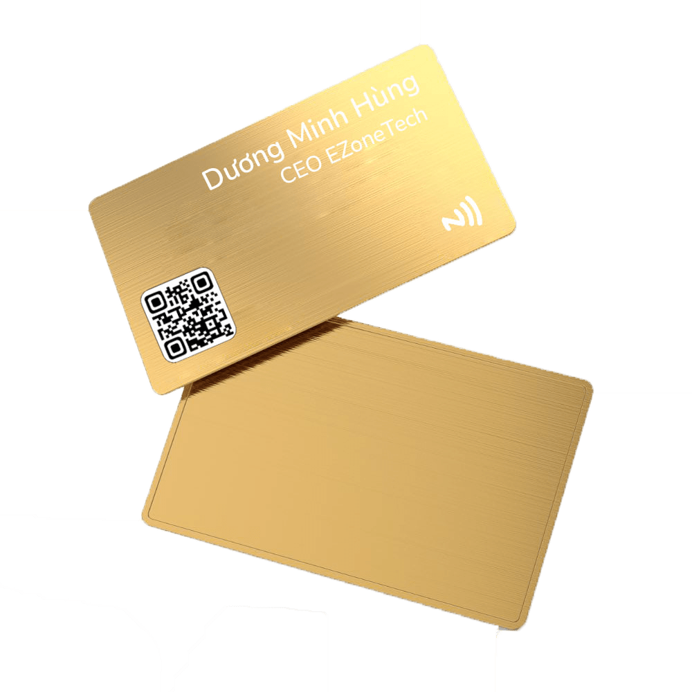 danh thiếp thông minh kim loại