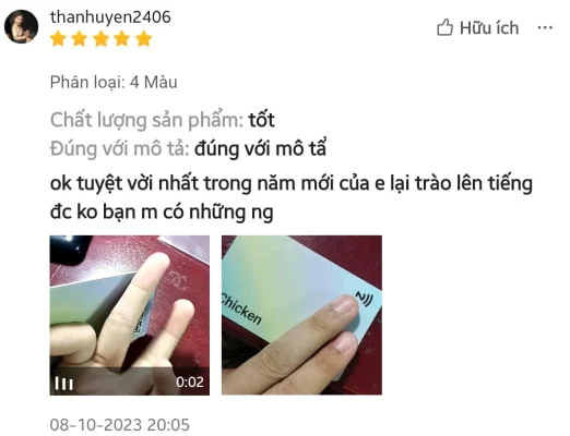 Đánh giá của khách hàng về danh thiếp thông minh NFC EZoneTech, số 6