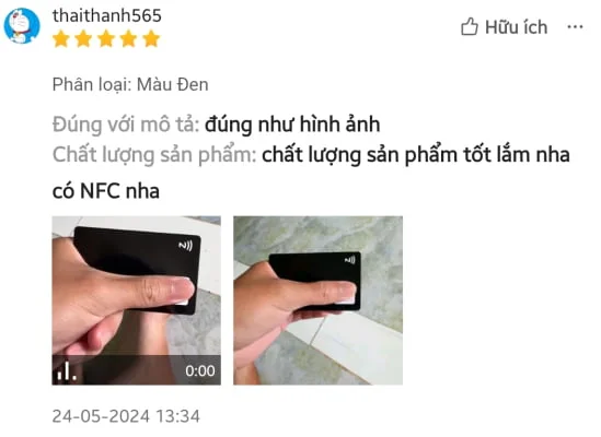 Đánh giá của khách hàng về danh thiếp thông minh NFC EZoneTech, số 11