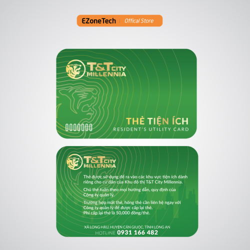 In uv thẻ RFID chung cư T&T Long An