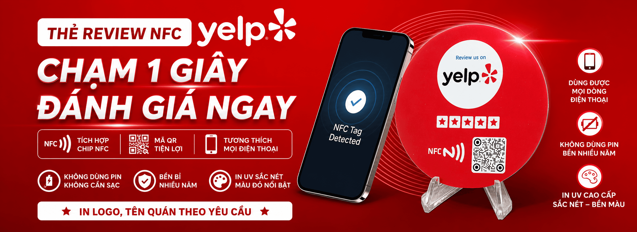 Bảng NFC Yelp Mica
